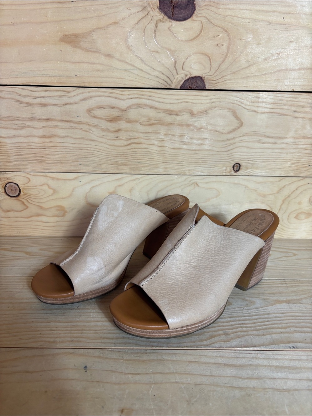 Kork-ease Harlin tan leather heals size 11